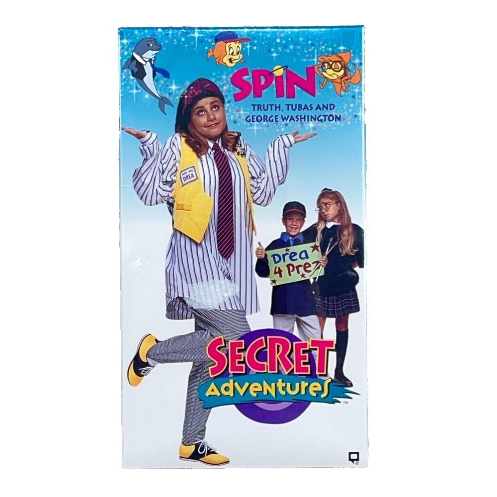 Secret Adventures Spin Truth, Tubas And George Washington VHS Factory Sealed